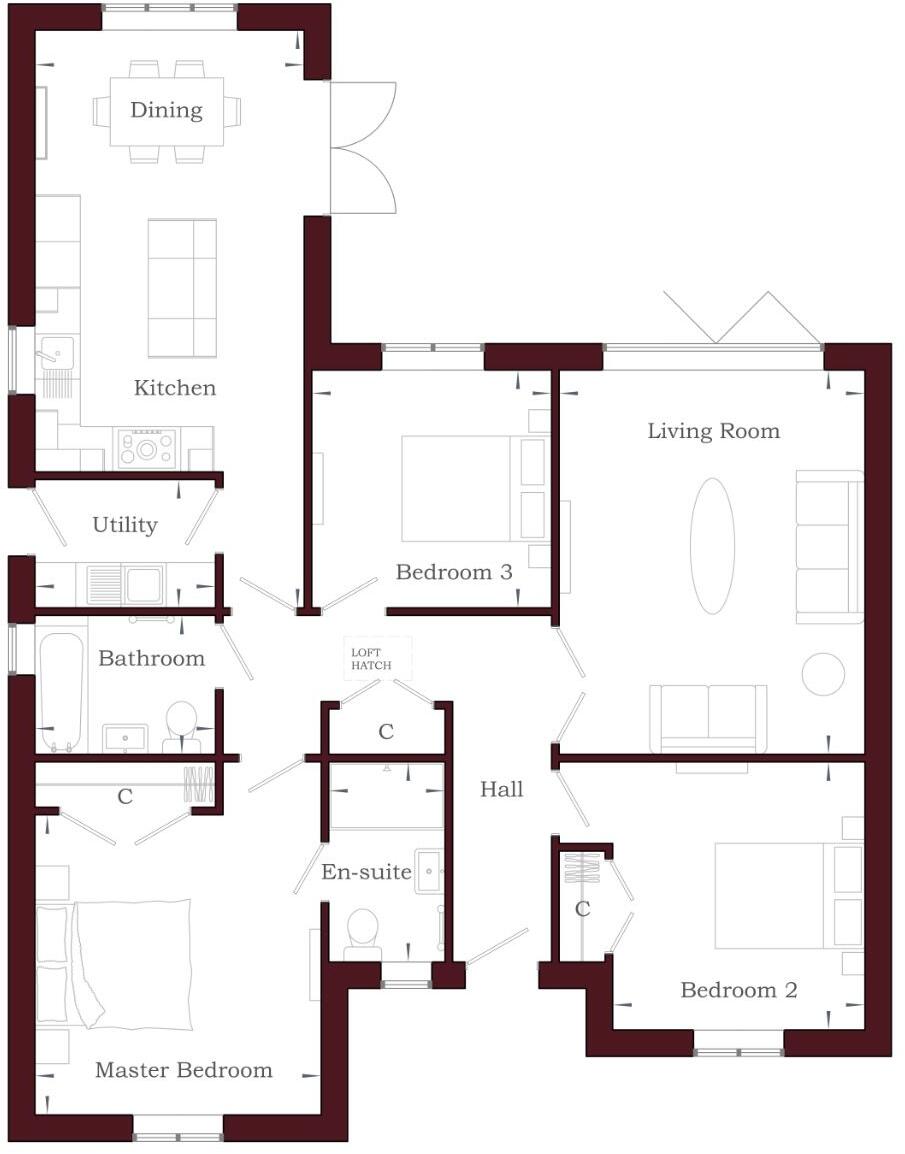 Plot 21, Bloomfield View, Little Clacton, CO16 9SR floorplan