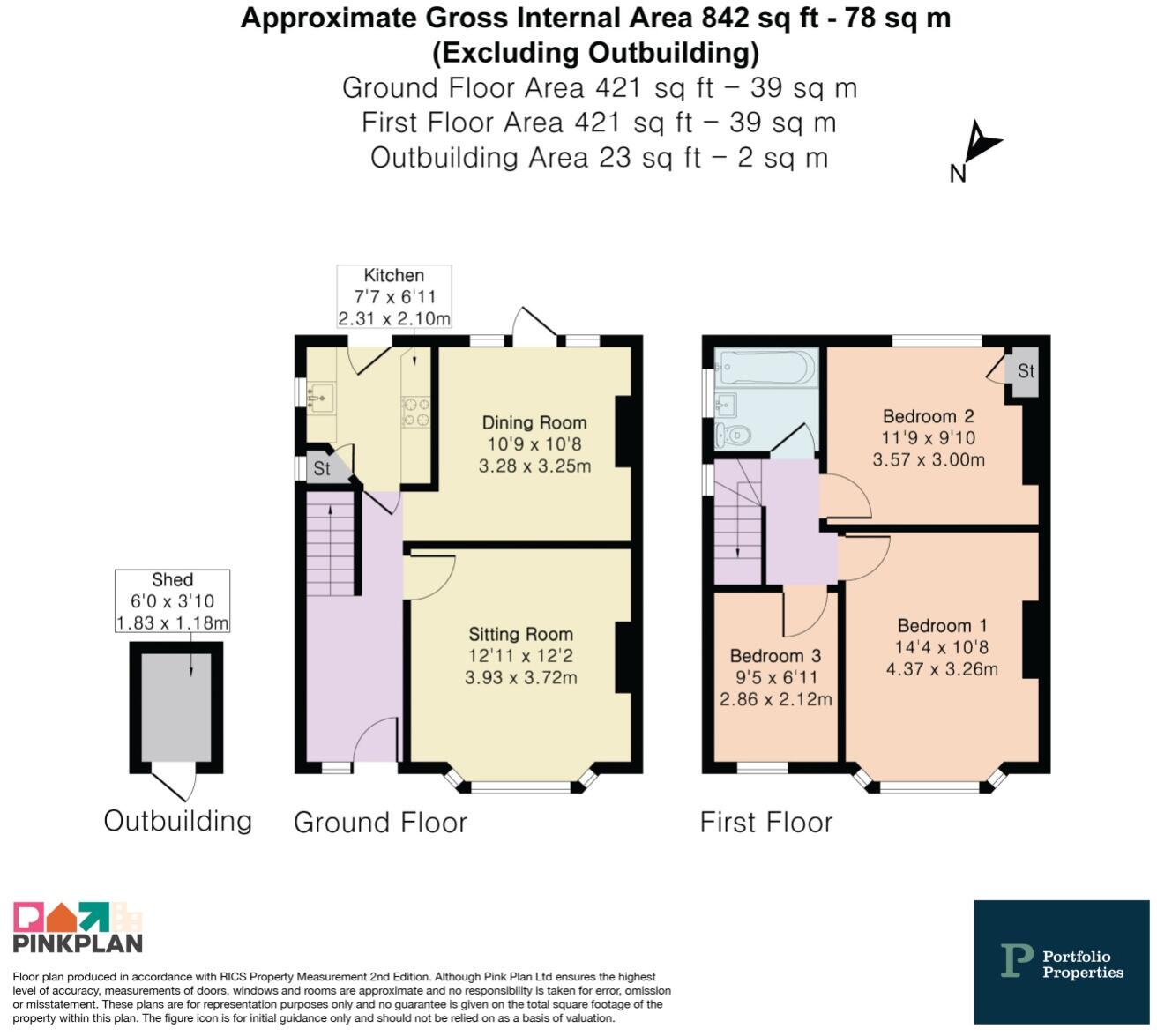 Napier Road, Oxford, Oxfordshire, OX4 floorplan