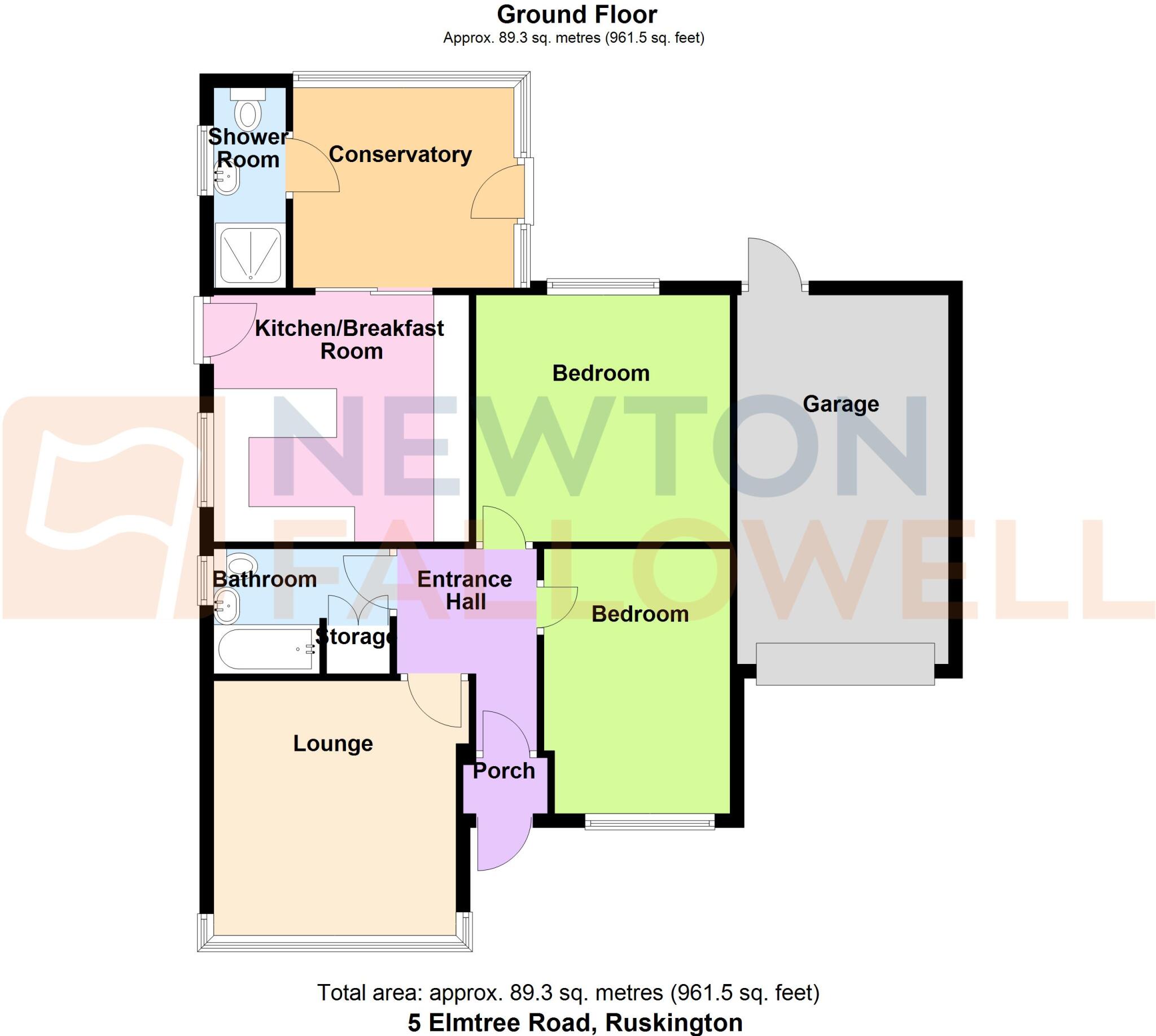 Elmtree Road, Ruskington, NG34 floorplan