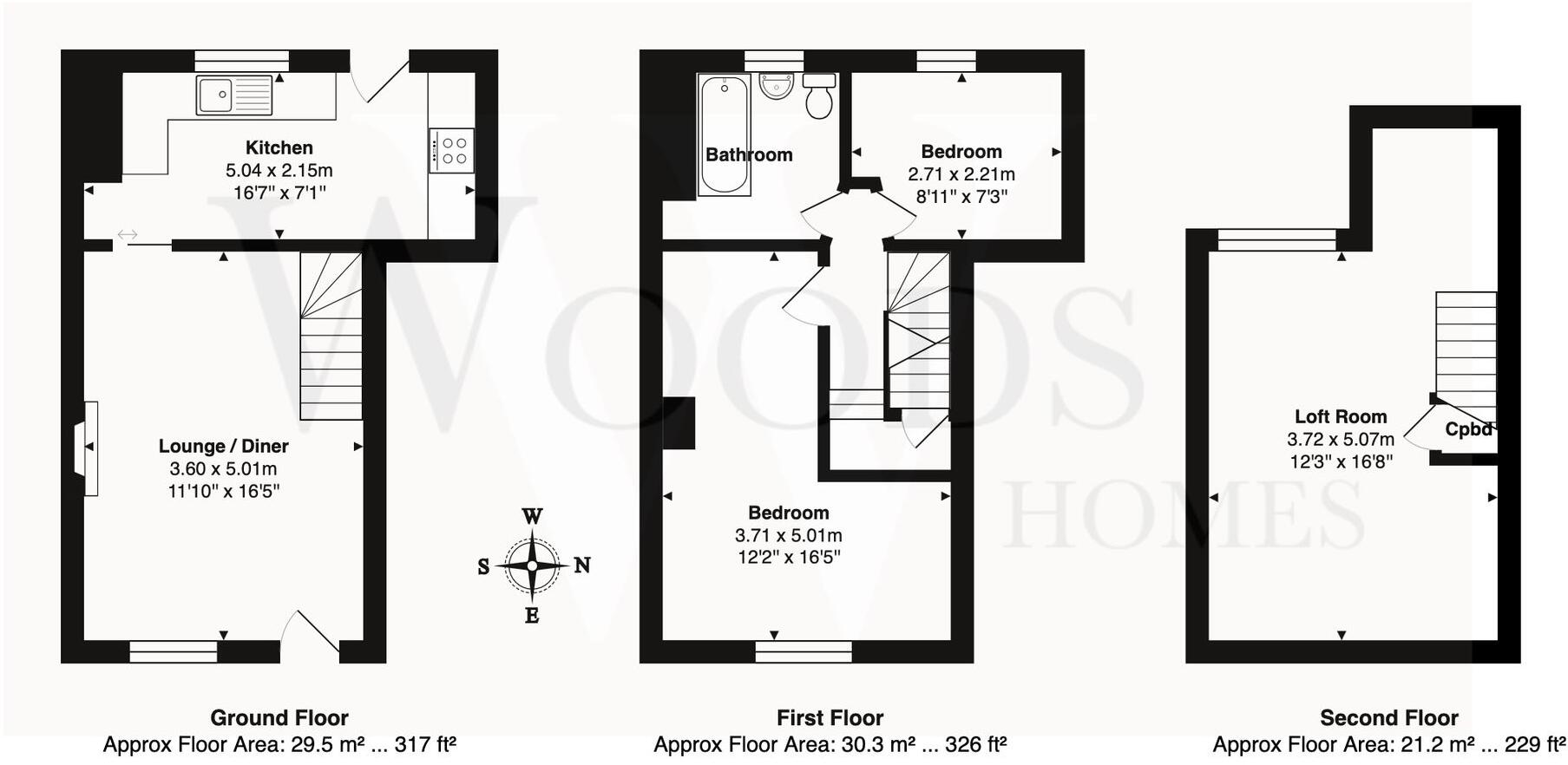 Woodway Street, Chudleigh, TQ13 floorplan