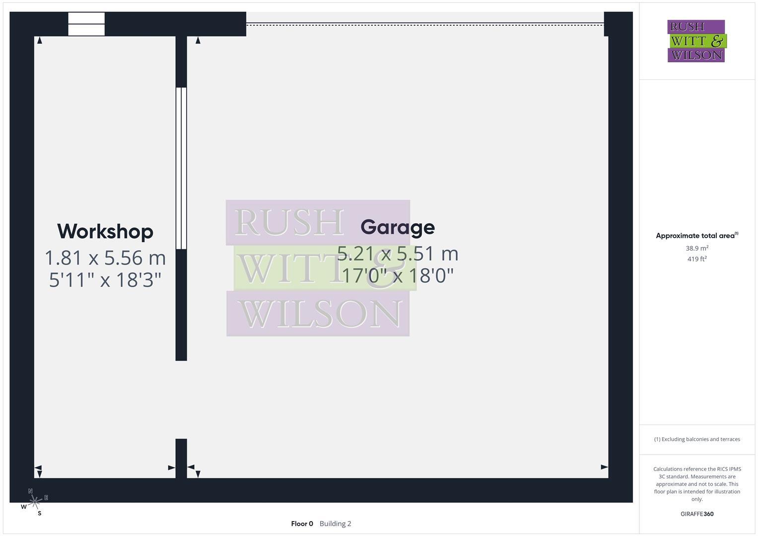 Crazy Lane, Sedlescombe floorplan