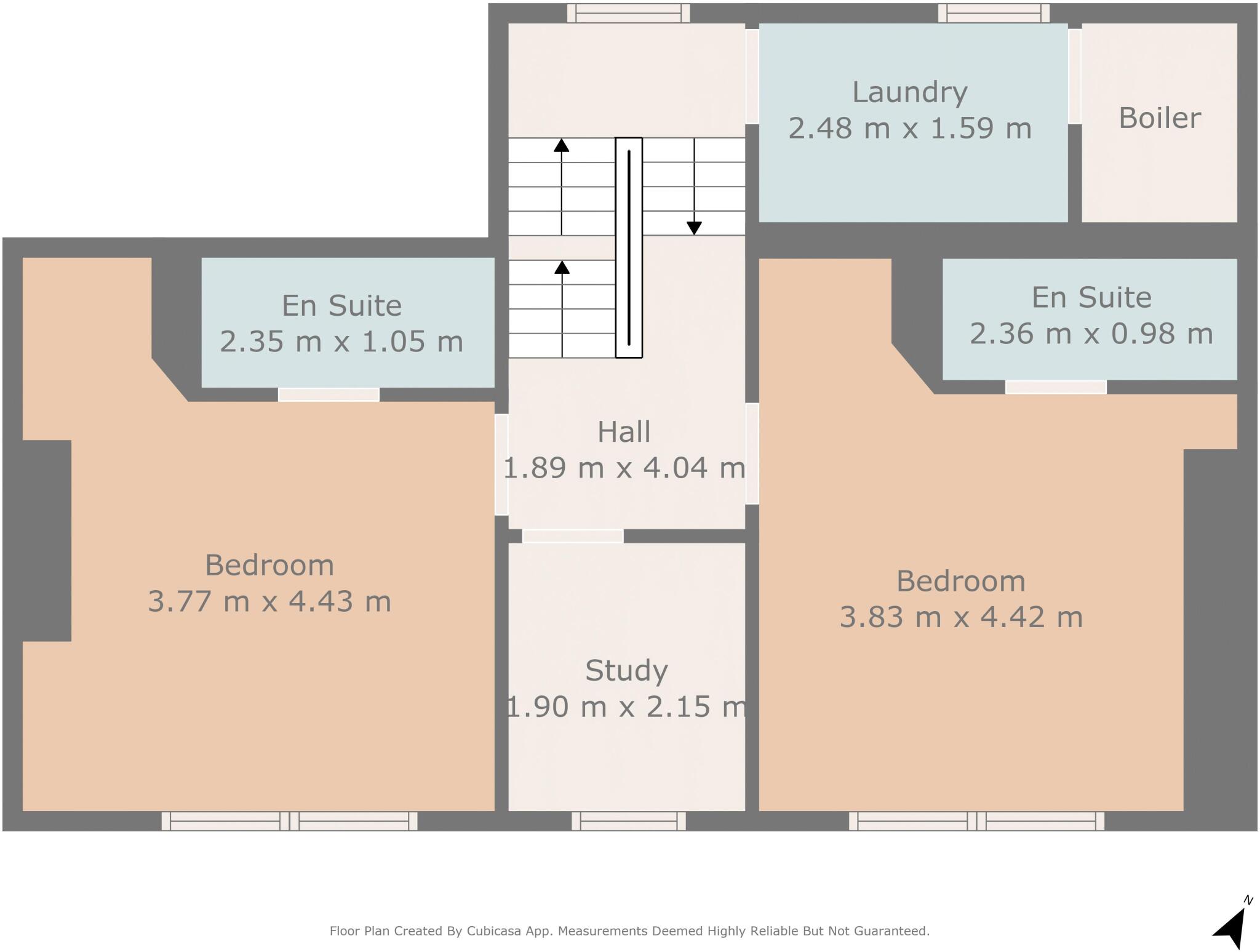 Double En-Suite Room, West Percy Street, North Shields floorplan