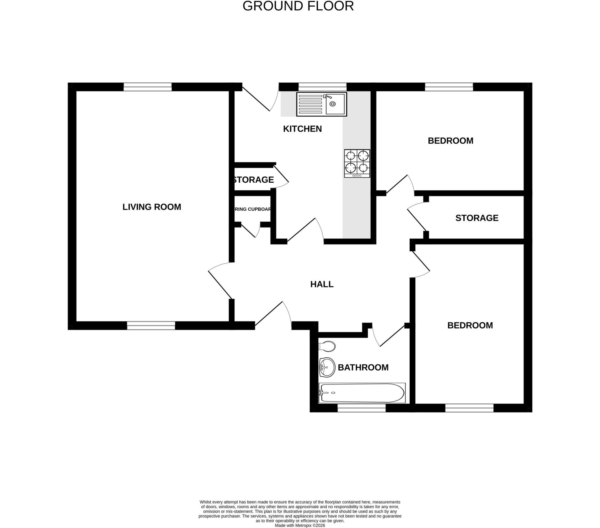 Manor Gardens, Lingwood floorplan