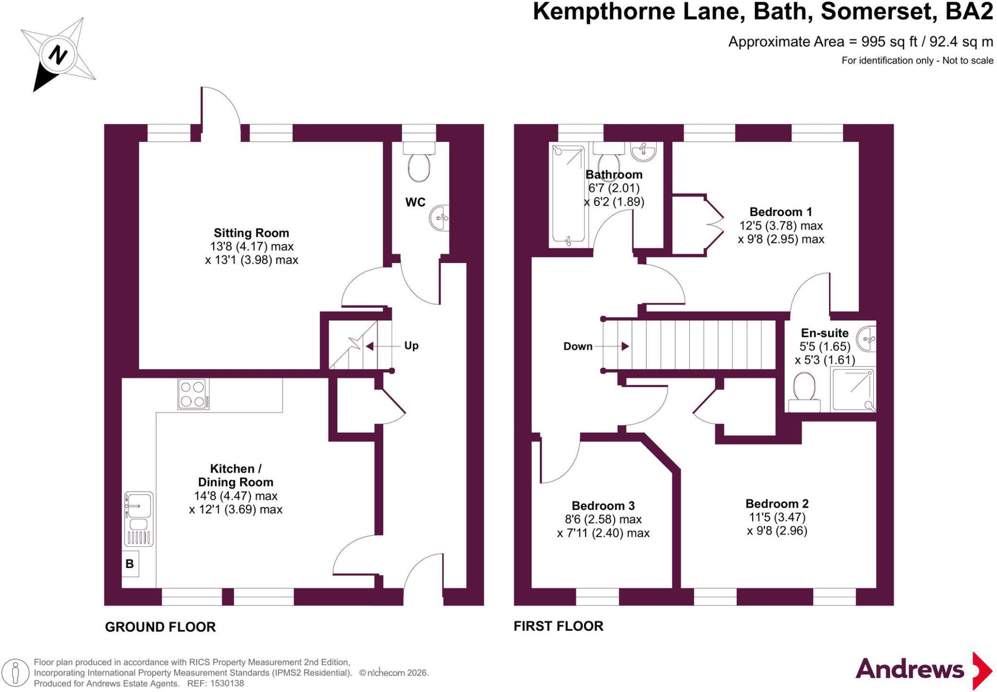 Kempthorne Lane, Bath, Somerset, BA2 floorplan