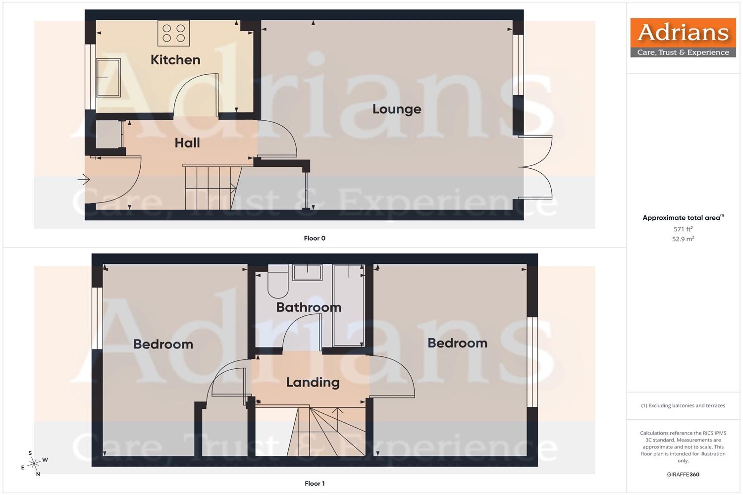 Cusak Road, Chelmer Village, Chelmsford, CM2 6XH floorplan