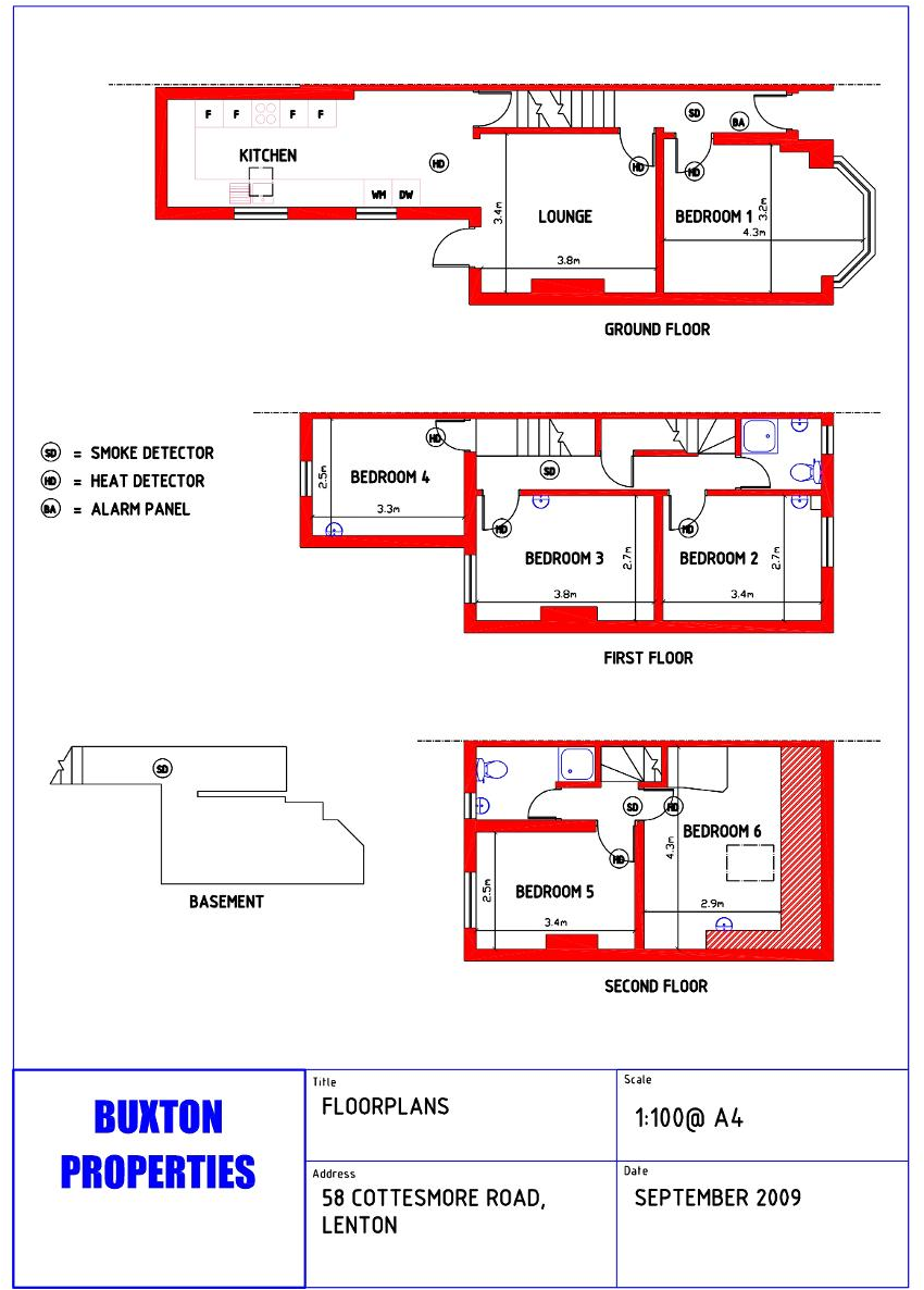 Cottesmore Road, Lenton, Nottingham, NG7 1QE floorplan