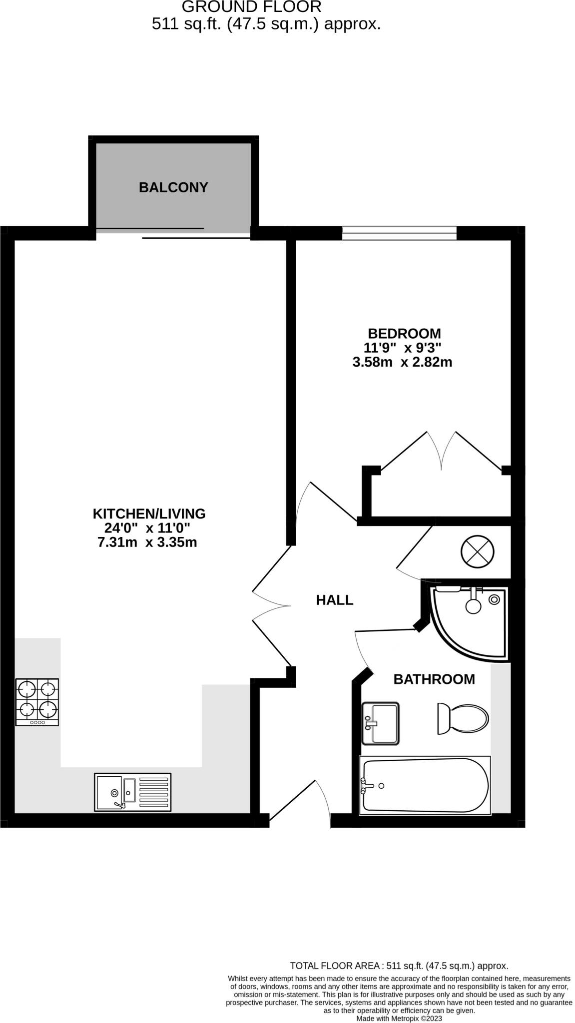 Oxford Castle, New Road floorplan