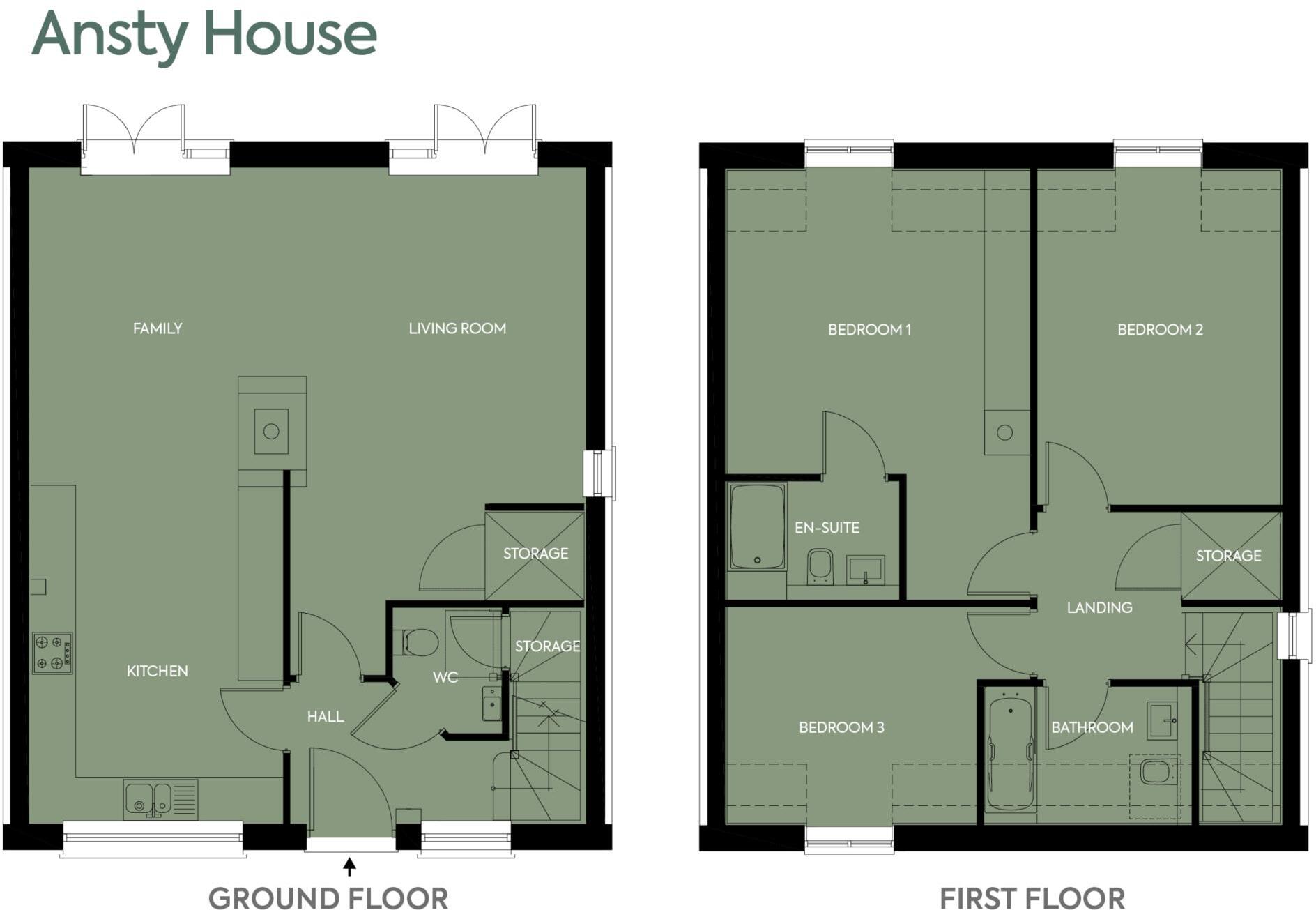 Ansty House, Old Malthouse Lane, Langton Matravers floorplan