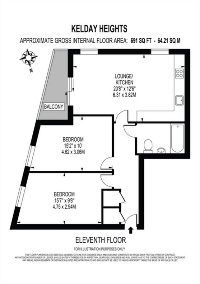 Spencer Way, London floorplan