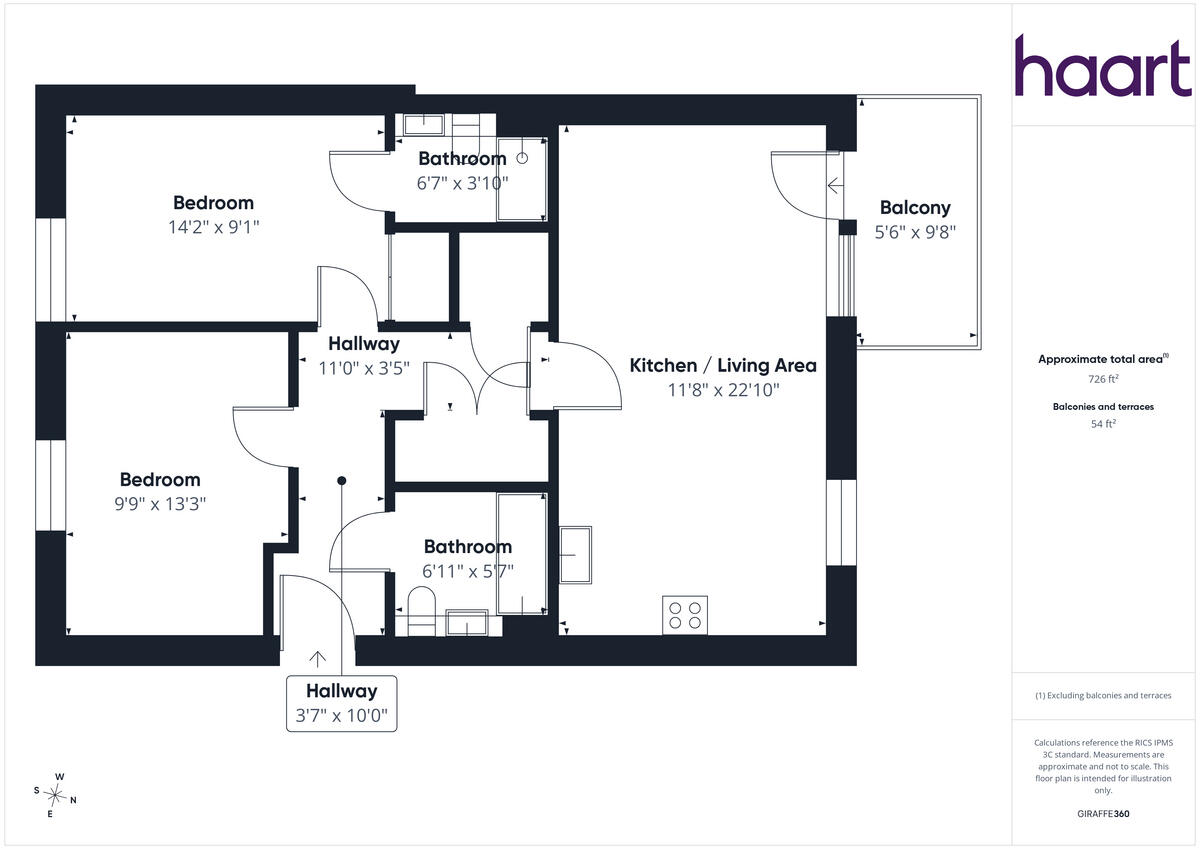 George Avenue, Milton Keynes floorplan