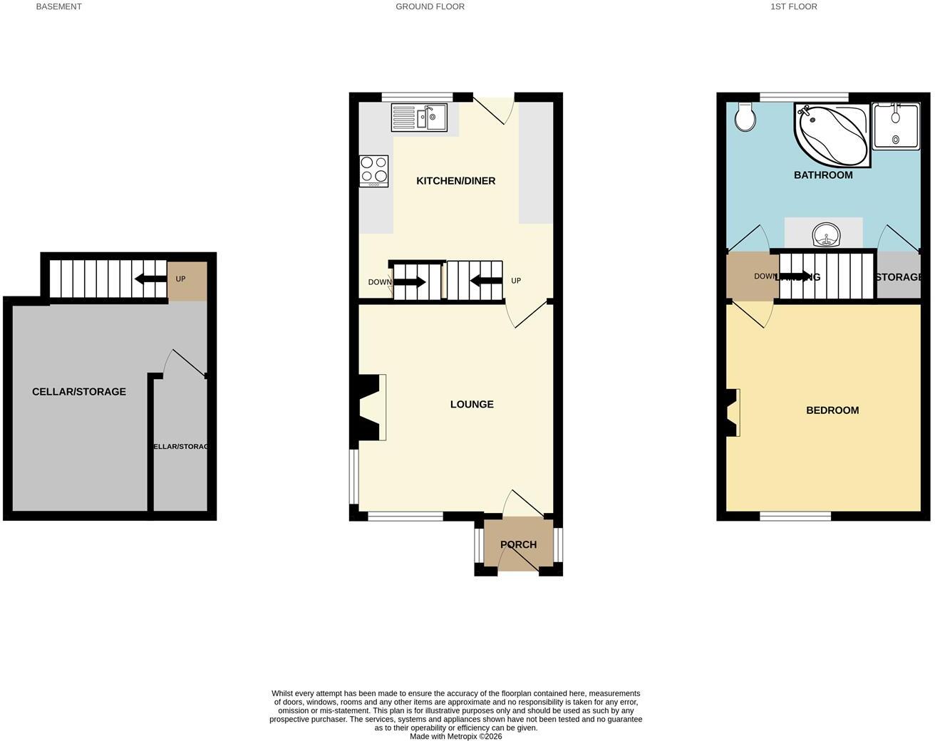 Cliff Road, Buxton floorplan