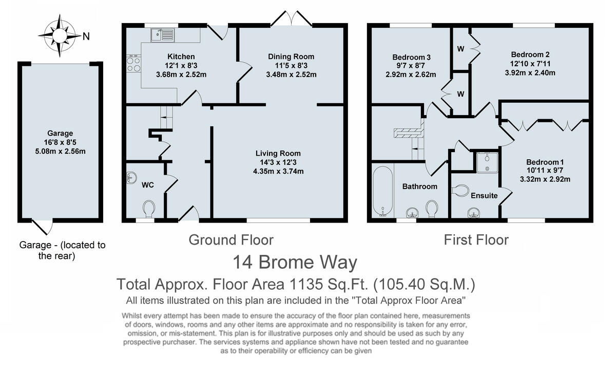 Brome Way, Carterton, OX18 floorplan