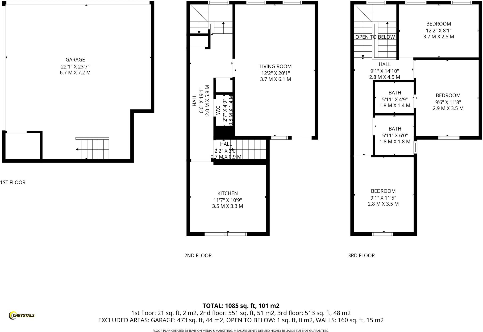 1 Kingfisher View, Old Castletown Road, Douglas floorplan
