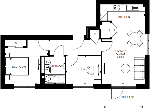 Mallard House, Abbey Barn Park, High Wycombe floorplan