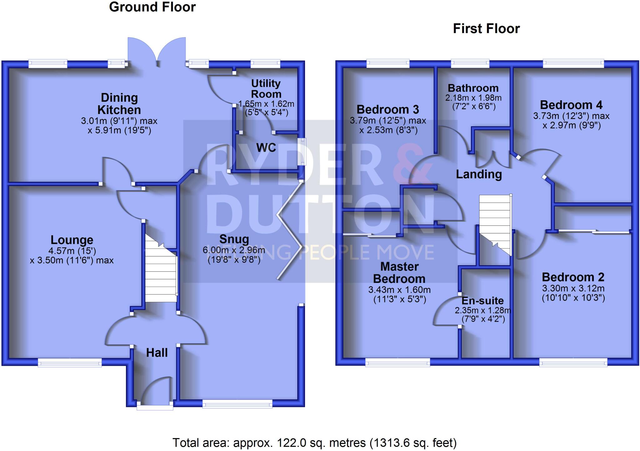 Poppy Gardens, Meltham, Holmfirth, West Yorkshire, HD9 floorplan