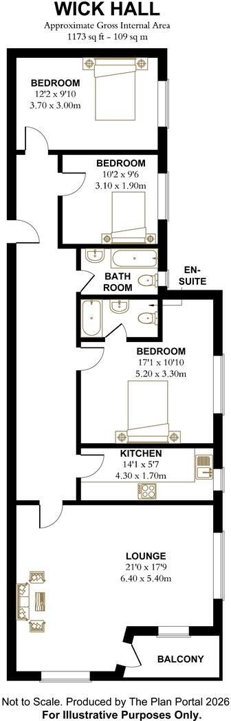 Furze Hill, Hove floorplan