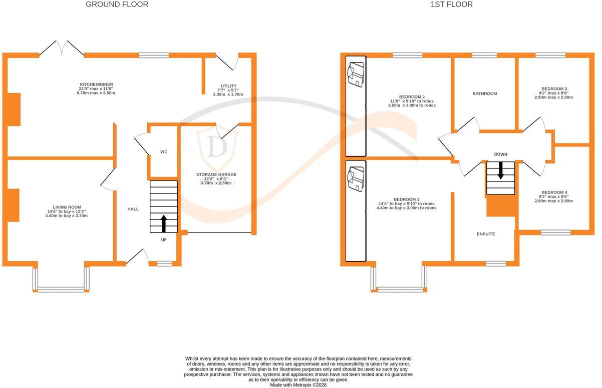 Laburnum Grove, Cross Roads, Keighley, BD22 floorplan