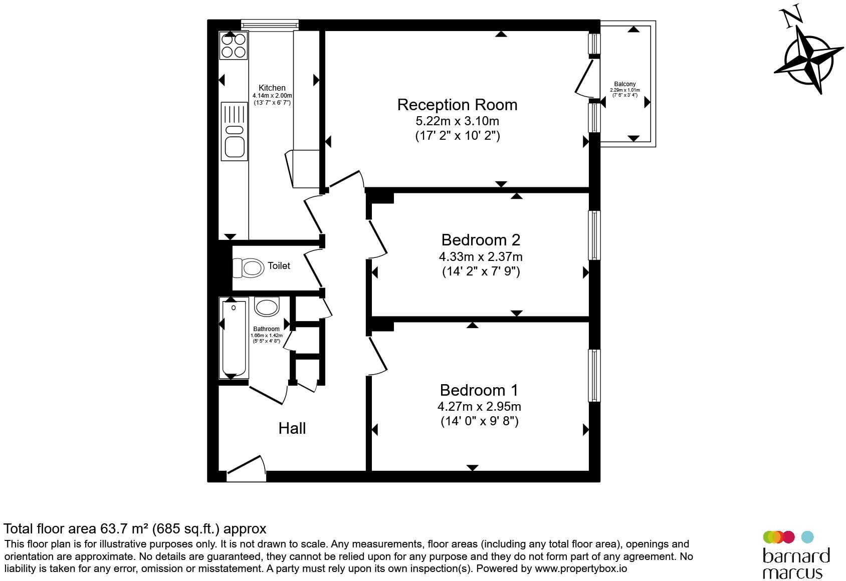 Basinghall Gardens, Sutton floorplan