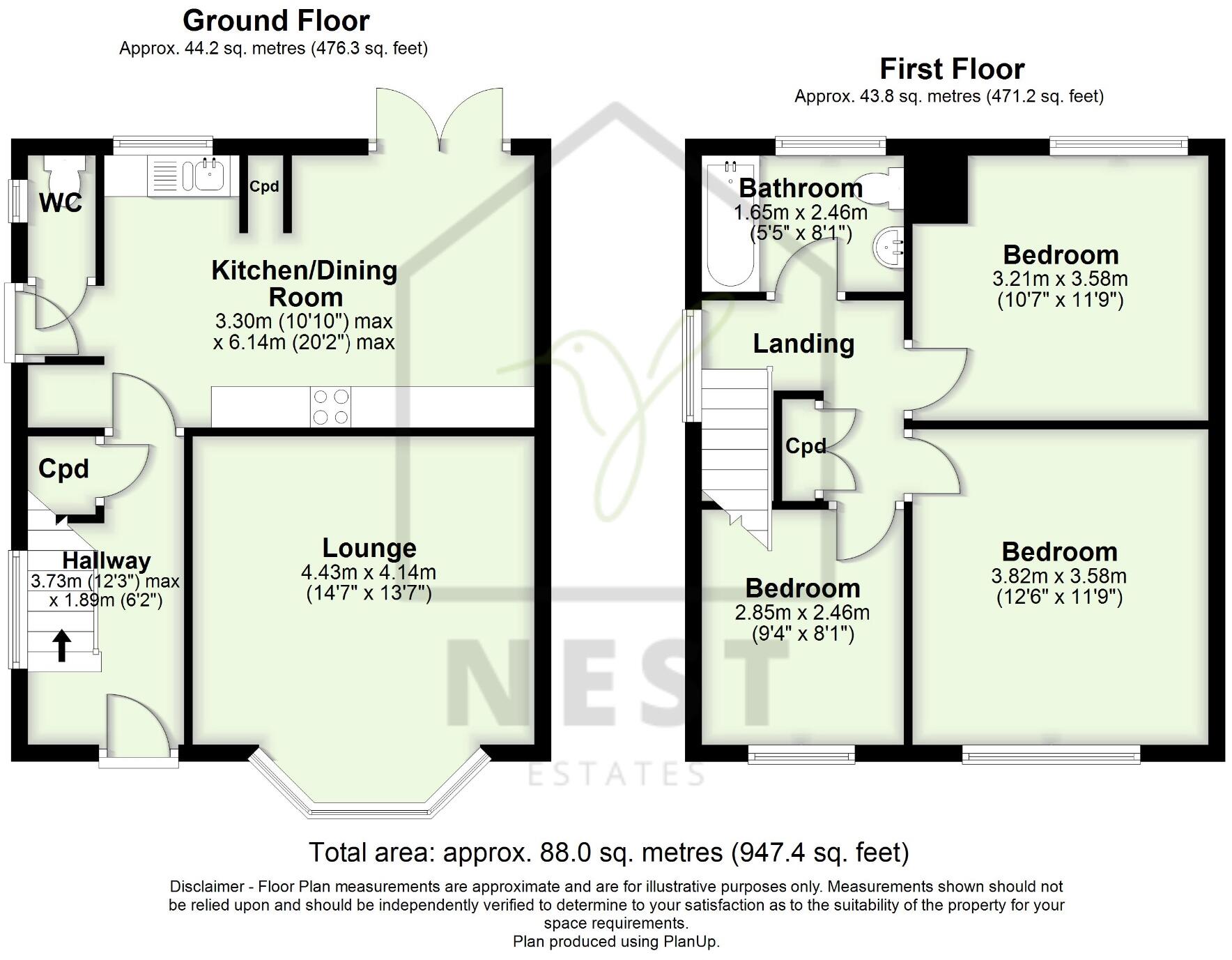 Walmsley Avenue, Littleborough, Lancashire, OL15 floorplan