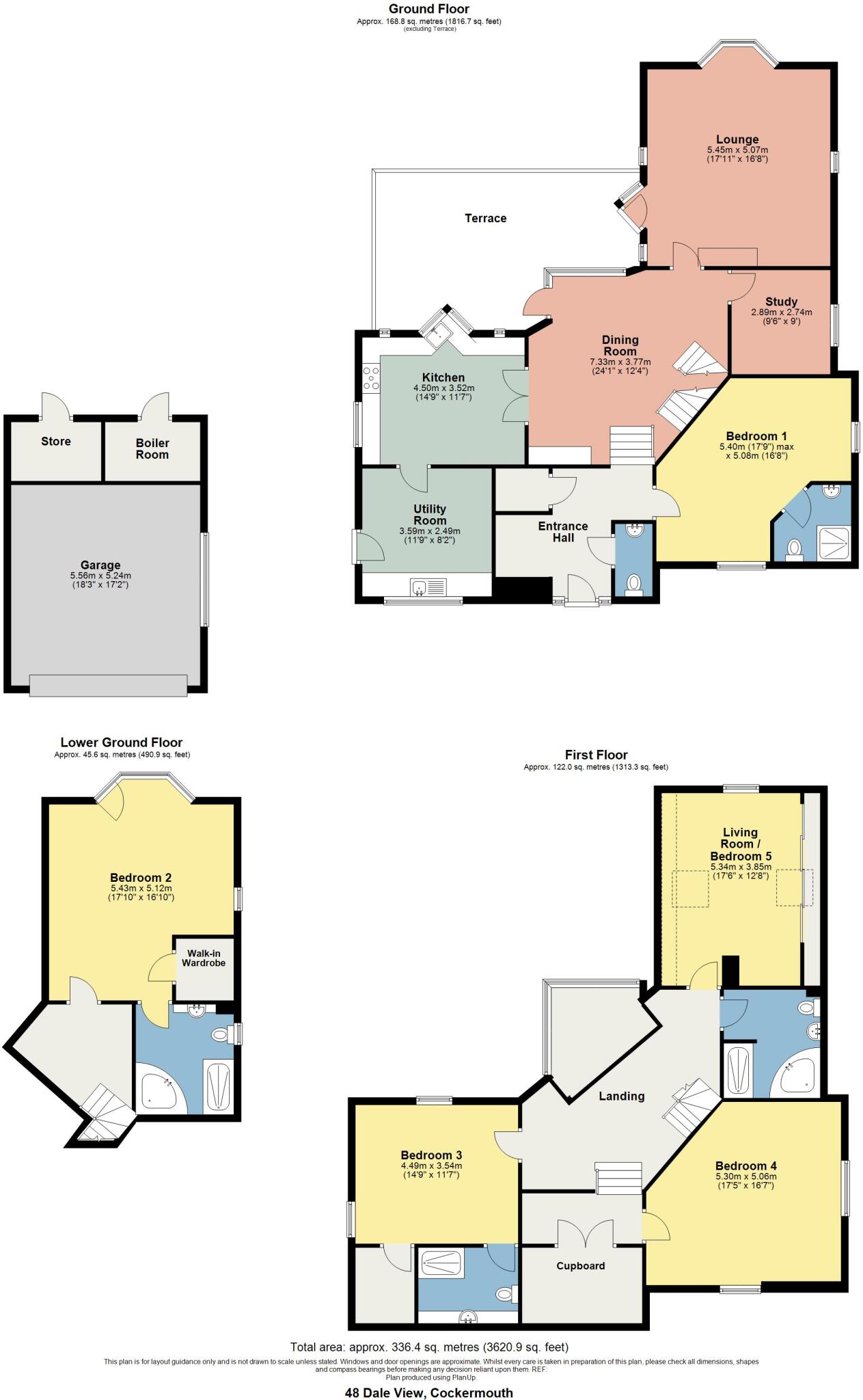 48 Dale View, Cockermouth, Cumbria, CA13 9EN floorplan