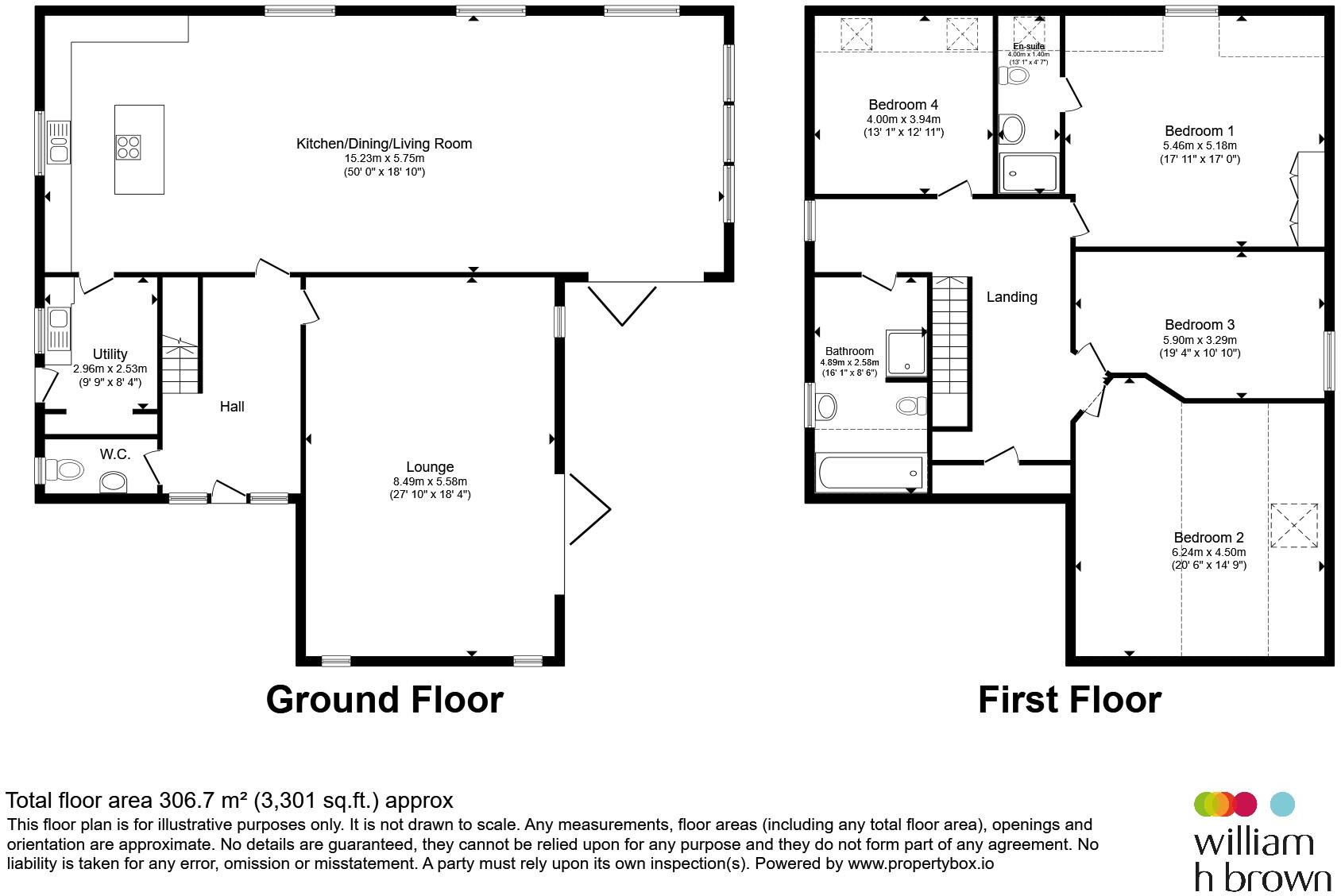 Stone Gate, Cowbit, Spalding floorplan