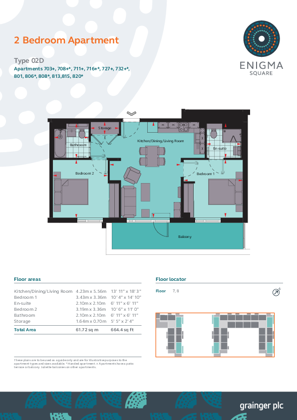 Enigma Square, Milton Keynes Milton Keynes MK9 floorplan