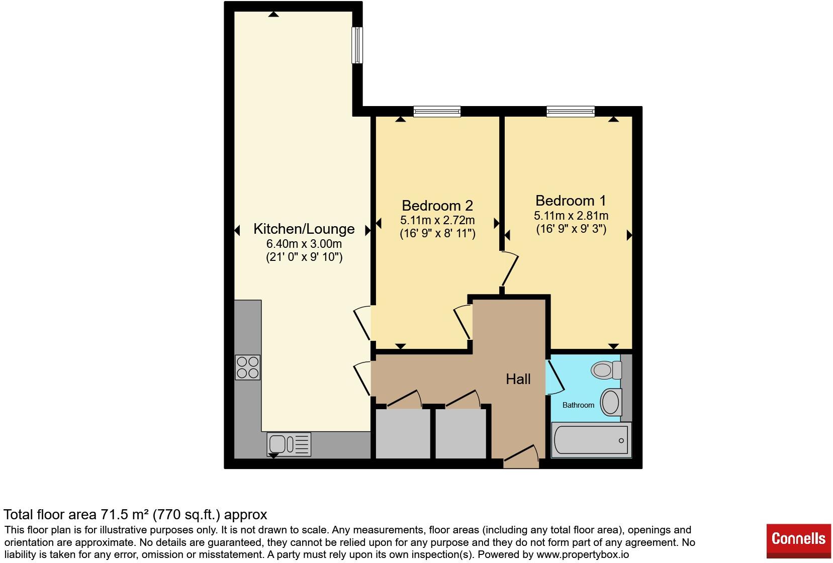 Paragon Place, Bridgwater floorplan