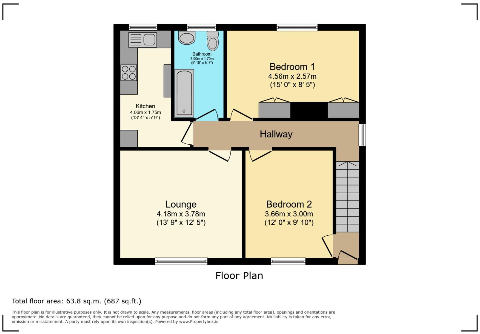 Craighead Street, Airdrie, ML6 floorplan