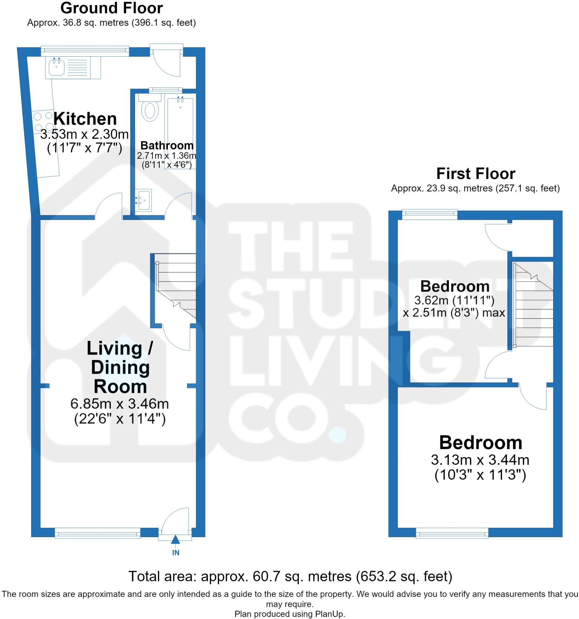 Available NOW - Target Street, Radford floorplan