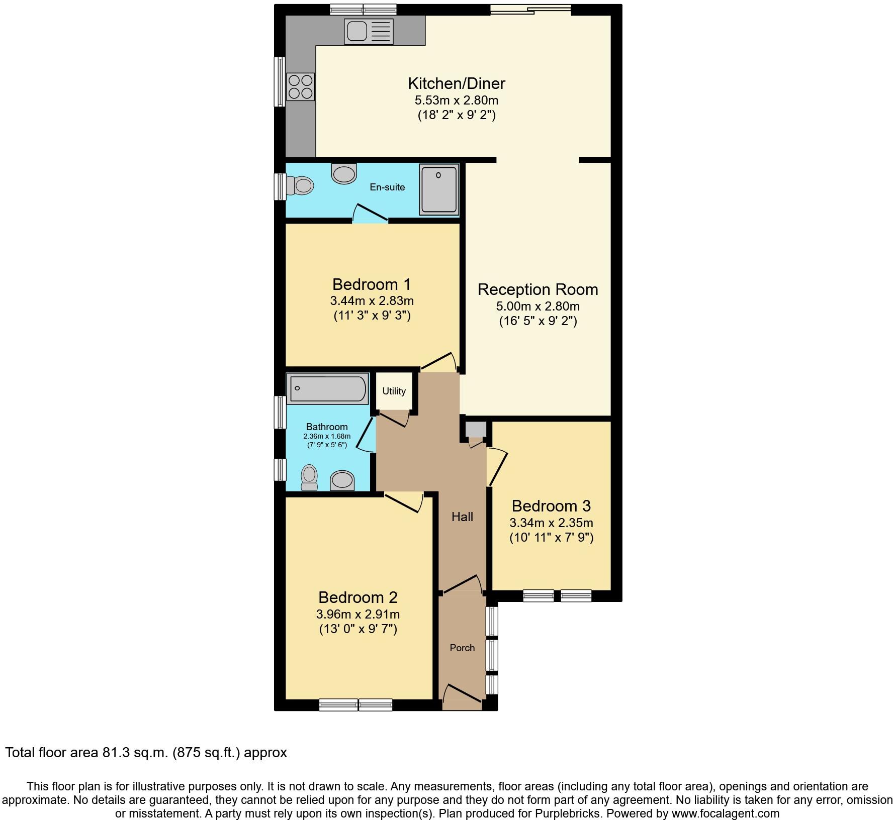 59, Millcrest Road floorplan