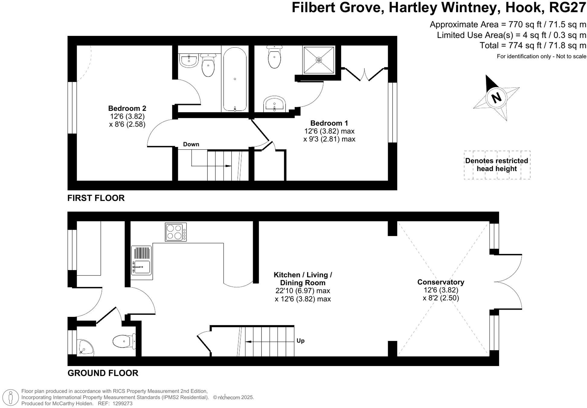 Filbert Grove, Hartley Wintney, RG27 floorplan