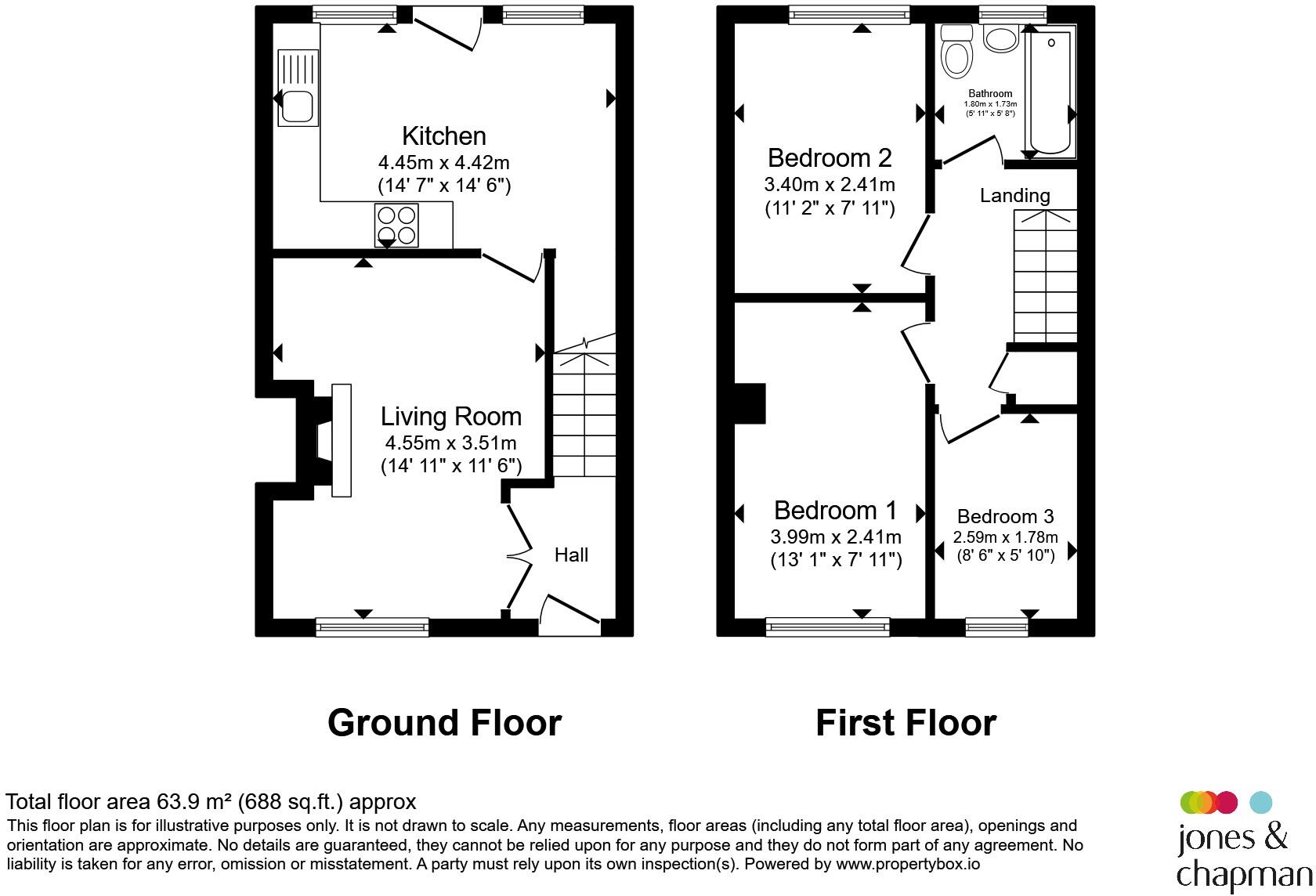 Langley Close, Wirral floorplan