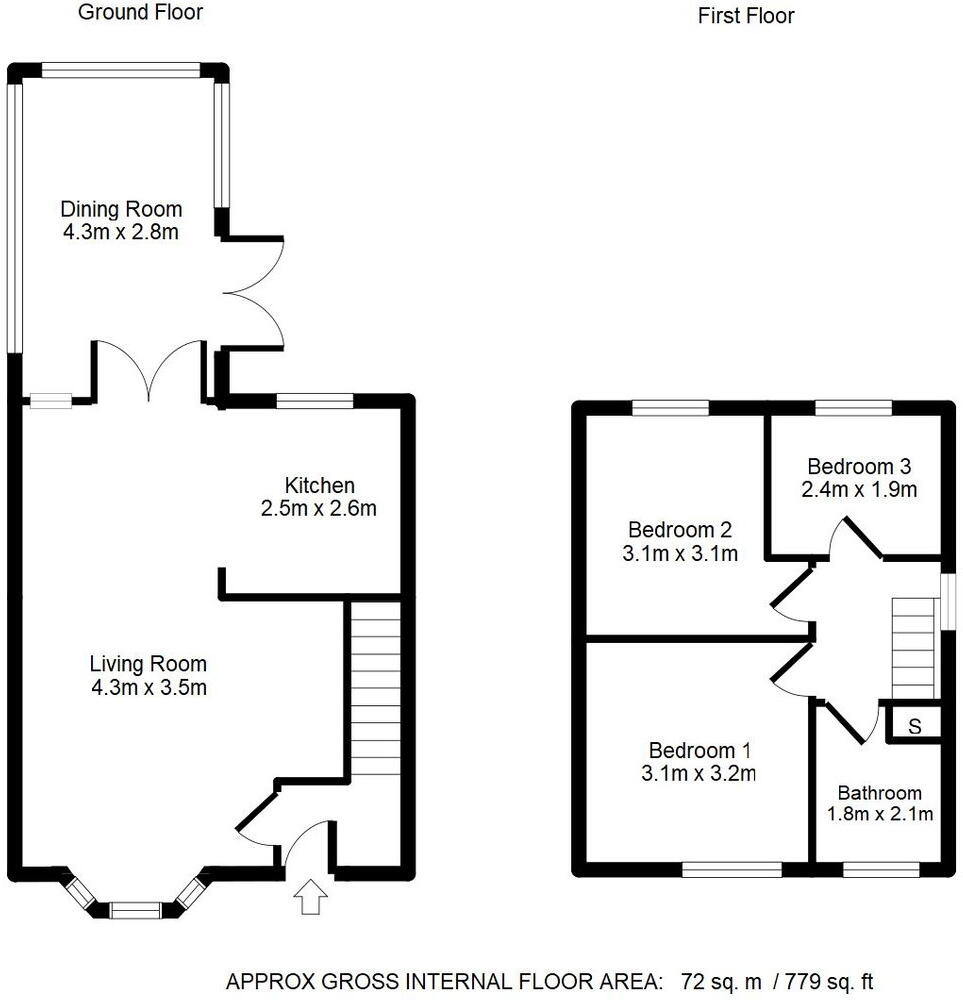 Pool Field Close, Radcliffe, Manchester, M26 3UE floorplan