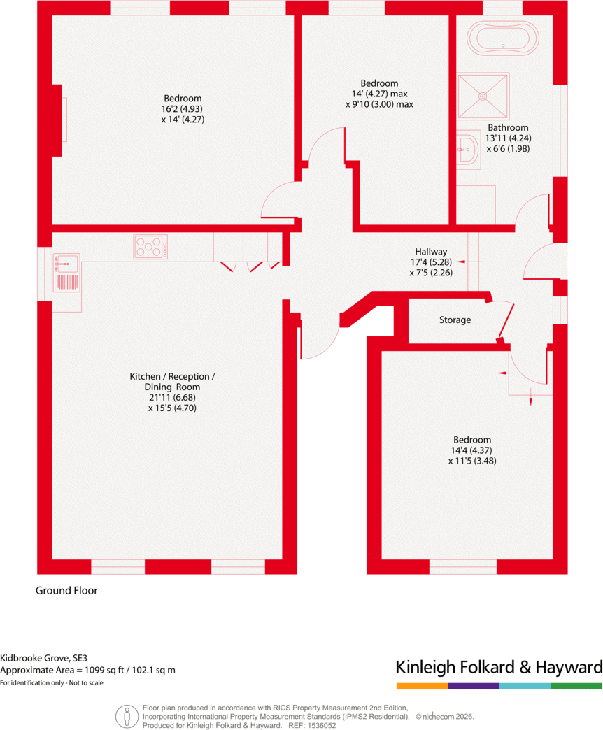 Kidbrooke Grove, Blackheath, London, SE3 floorplan