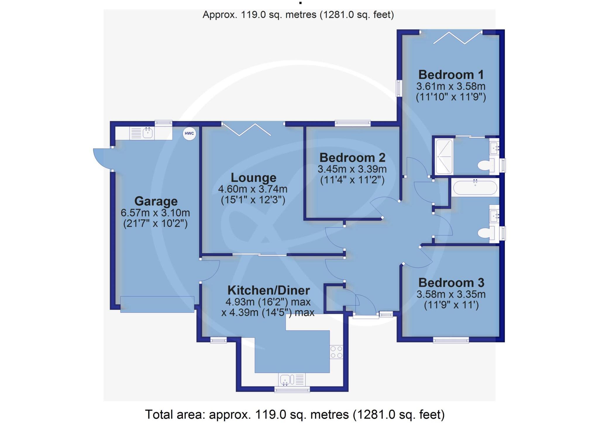 Bramley Close, Northam floorplan