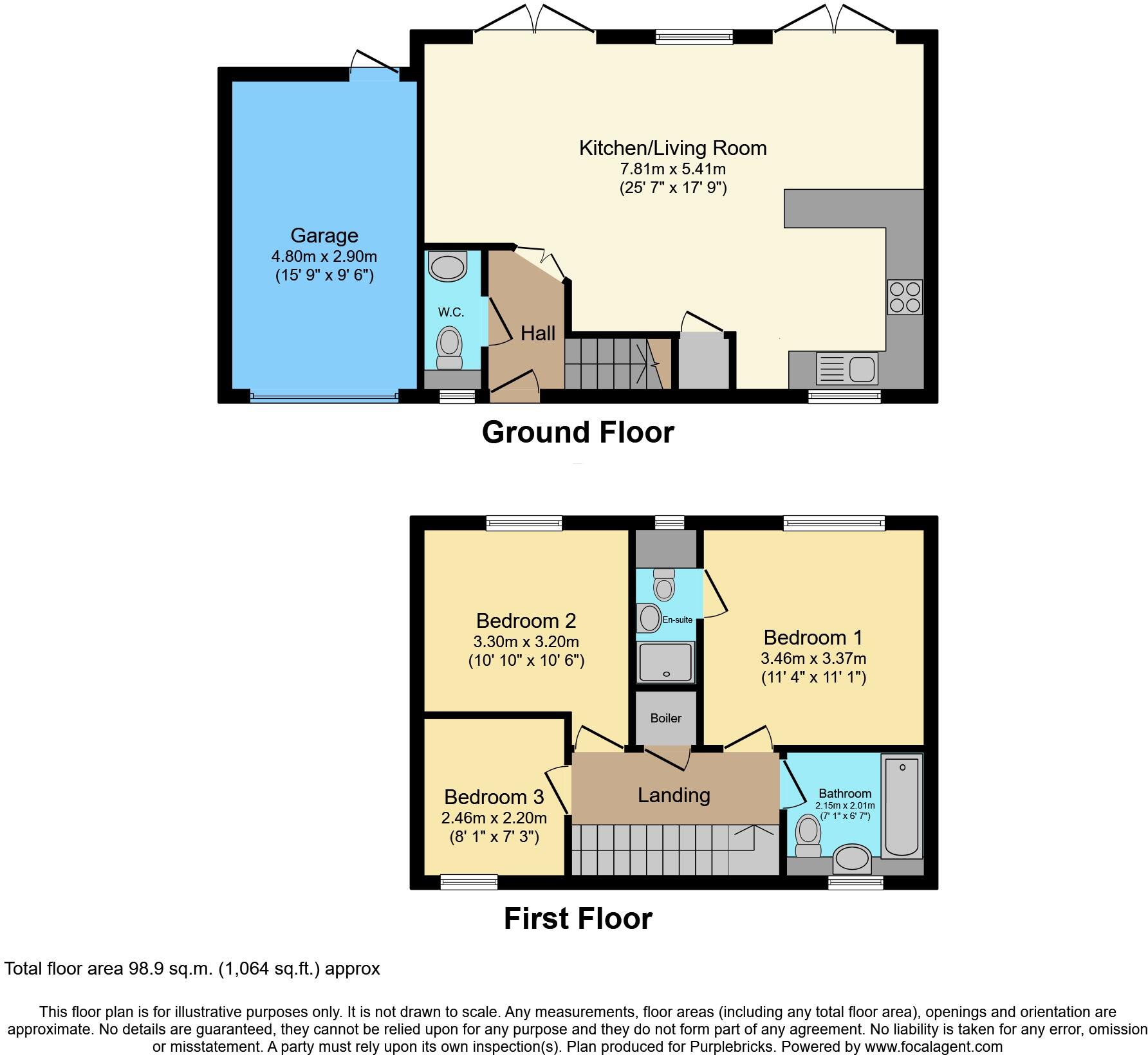 Parkinson Drive, Chelmsford, CM1 floorplan
