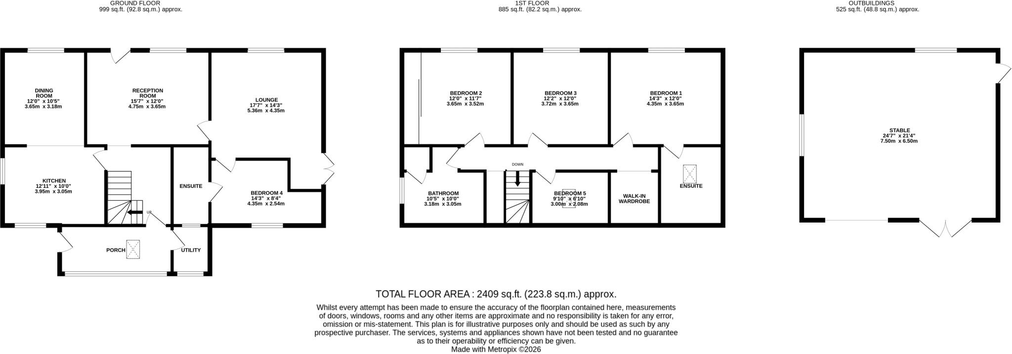 Normanby Cliff Road, Normanby By Spital, Market Rasen, Lincolnshire, LN8 floorplan