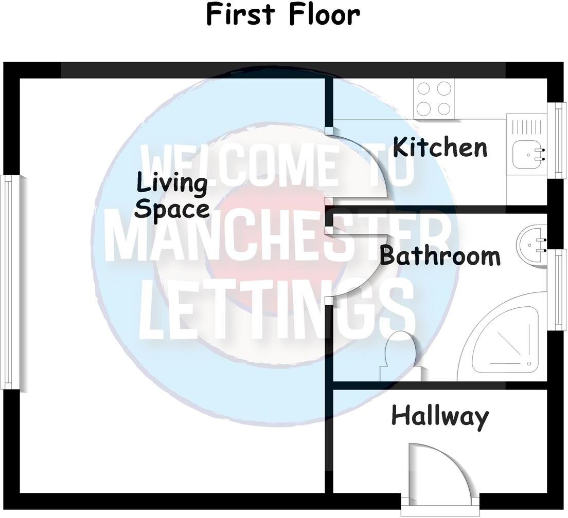 Oak Court, Whiteoak Road Manchester, M14 6UA floorplan
