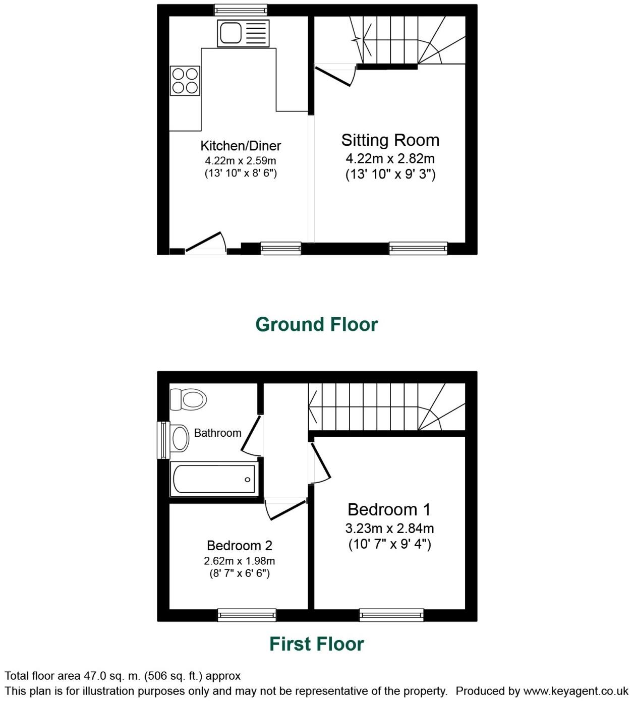 Queens Row, Wantage floorplan