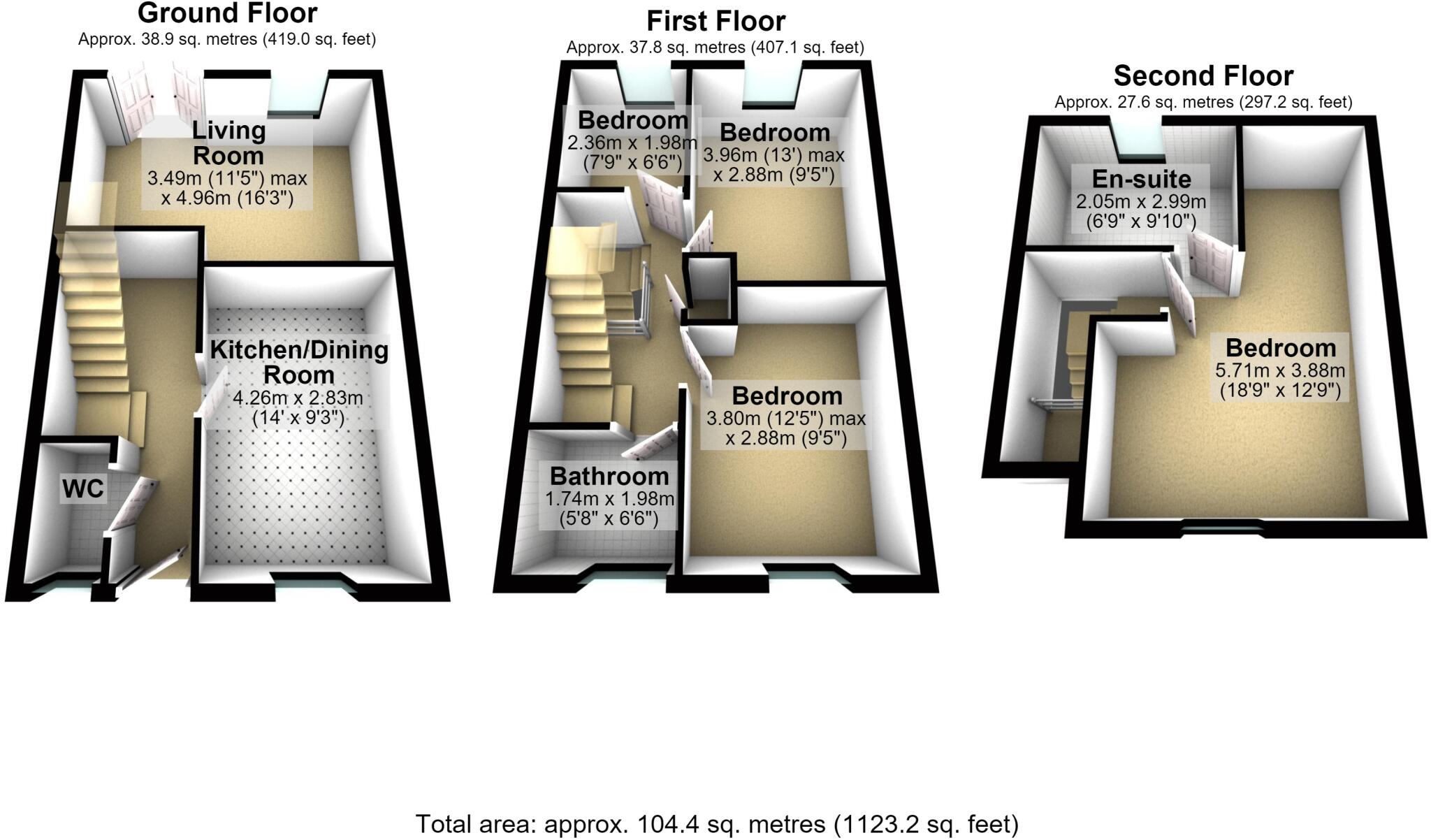Tangmere Avenue, Hopwood, Heywood, Rochdale, OL10 floorplan