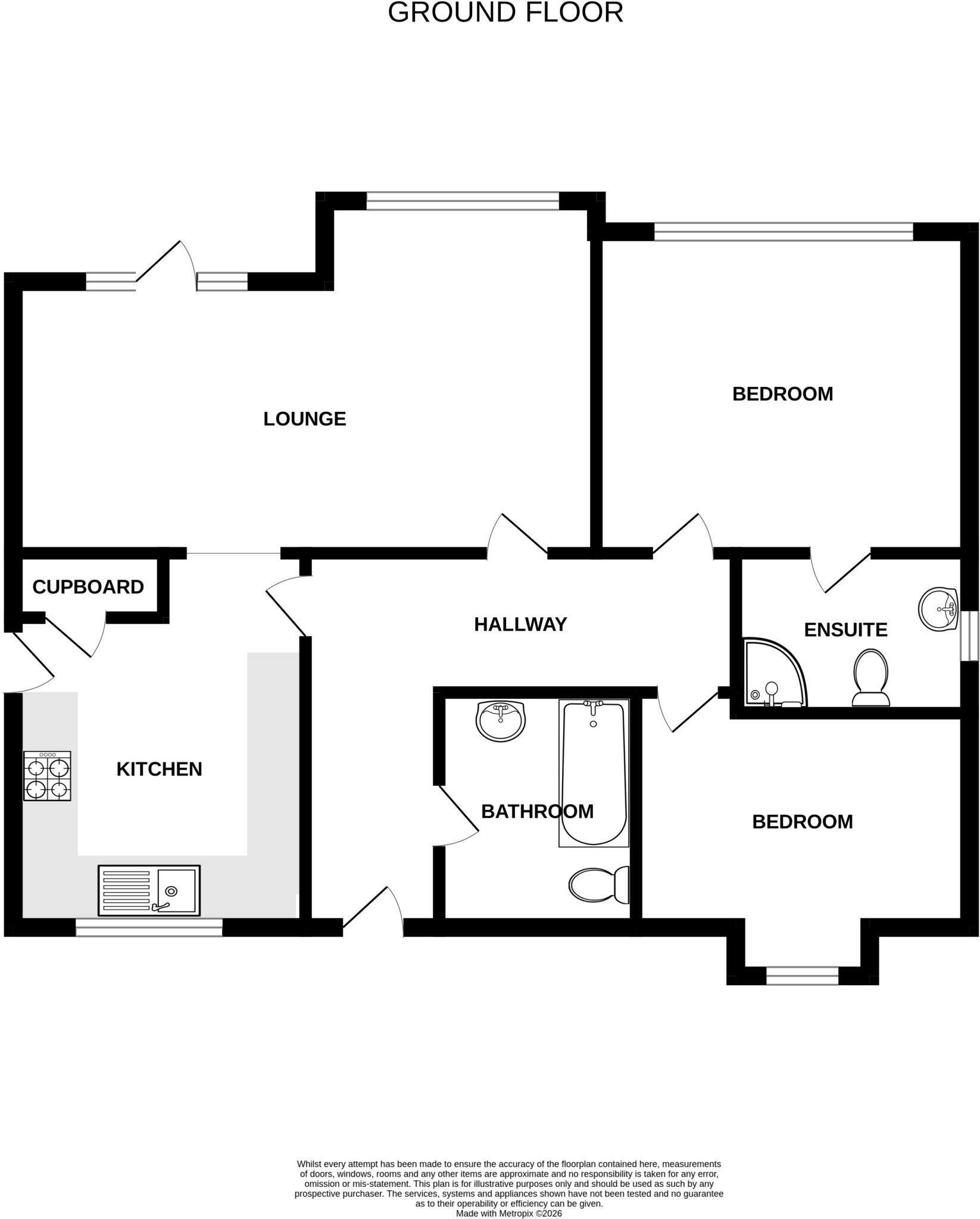 Church Road, Tiptree floorplan