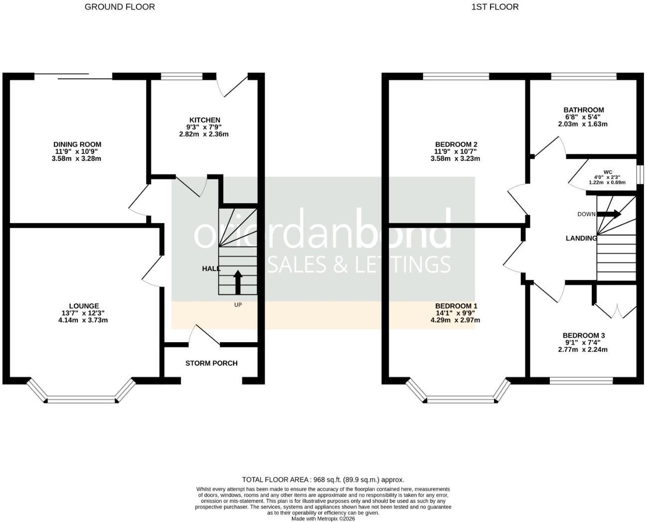 Friars Crescent, Delapre, Northampton NN4 floorplan