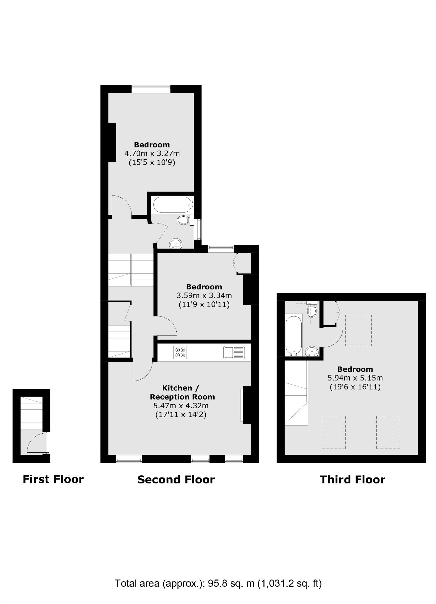 Helix Gardens, Brixton floorplan