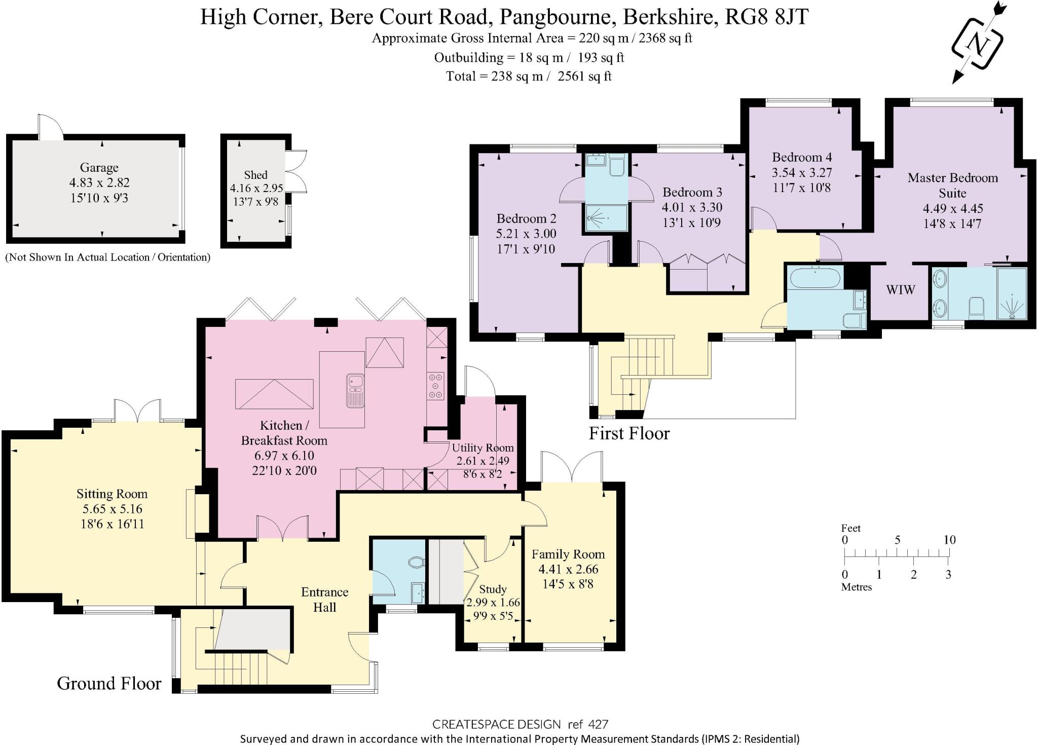 High Corner, Pangbourne on Thames floorplan