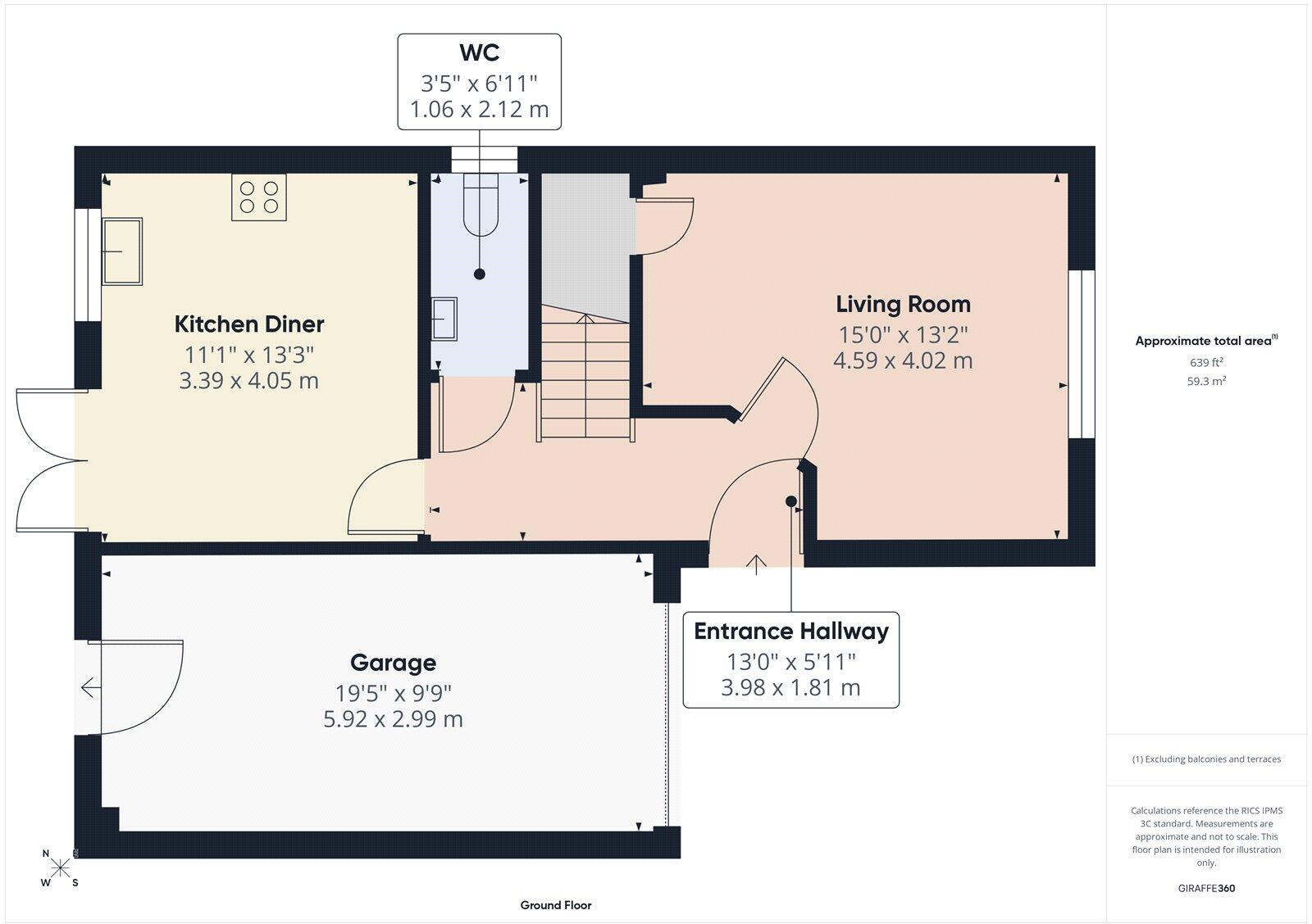 Hartshorn Road, Armthorpe, Doncaster, South Yorkshire, DN3 floorplan