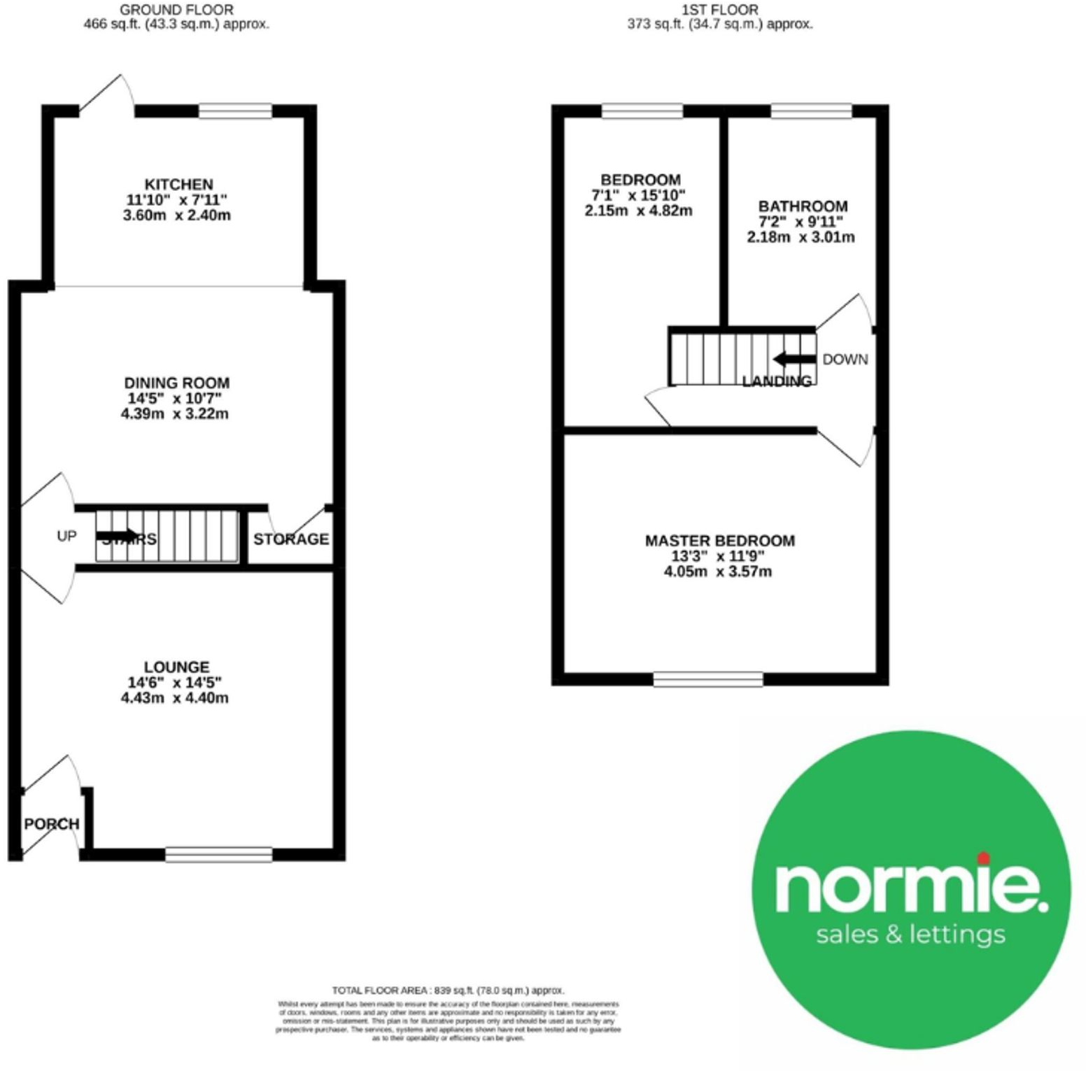 Nipper Lane, Whitefield, M45 floorplan