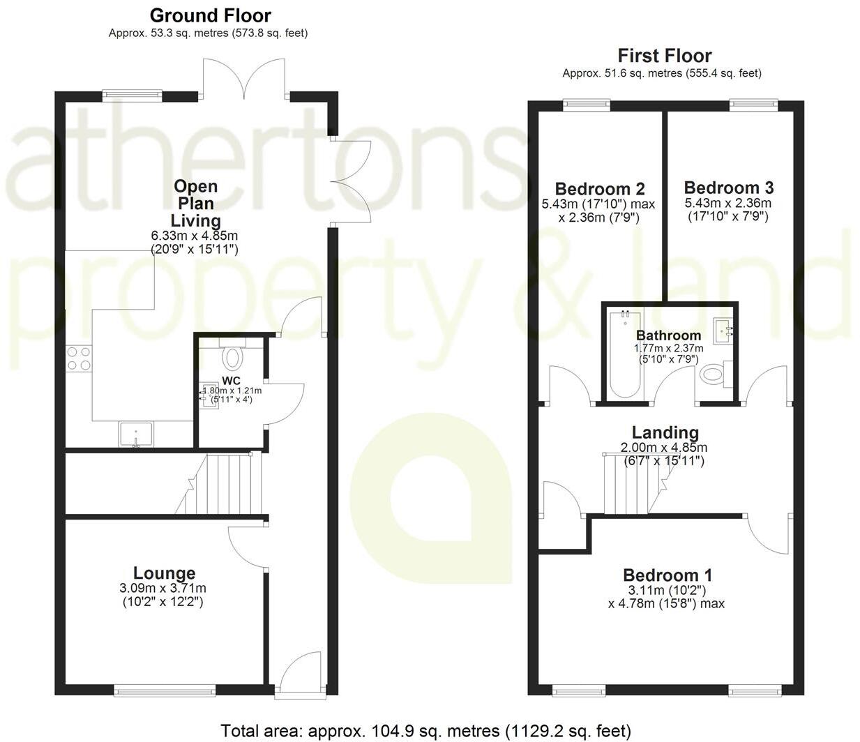 Harpers Fold, Harpers Lane, Fence floorplan
