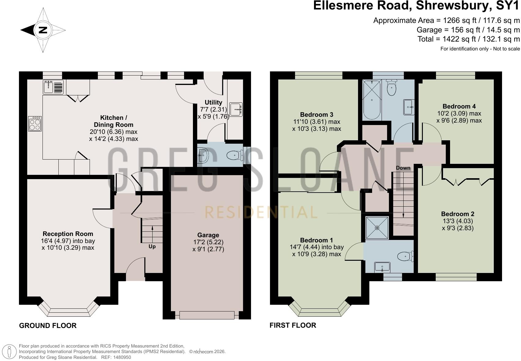 Ellesmere Road, Lime Tree Meadows, Shrewsbury, SY1 floorplan