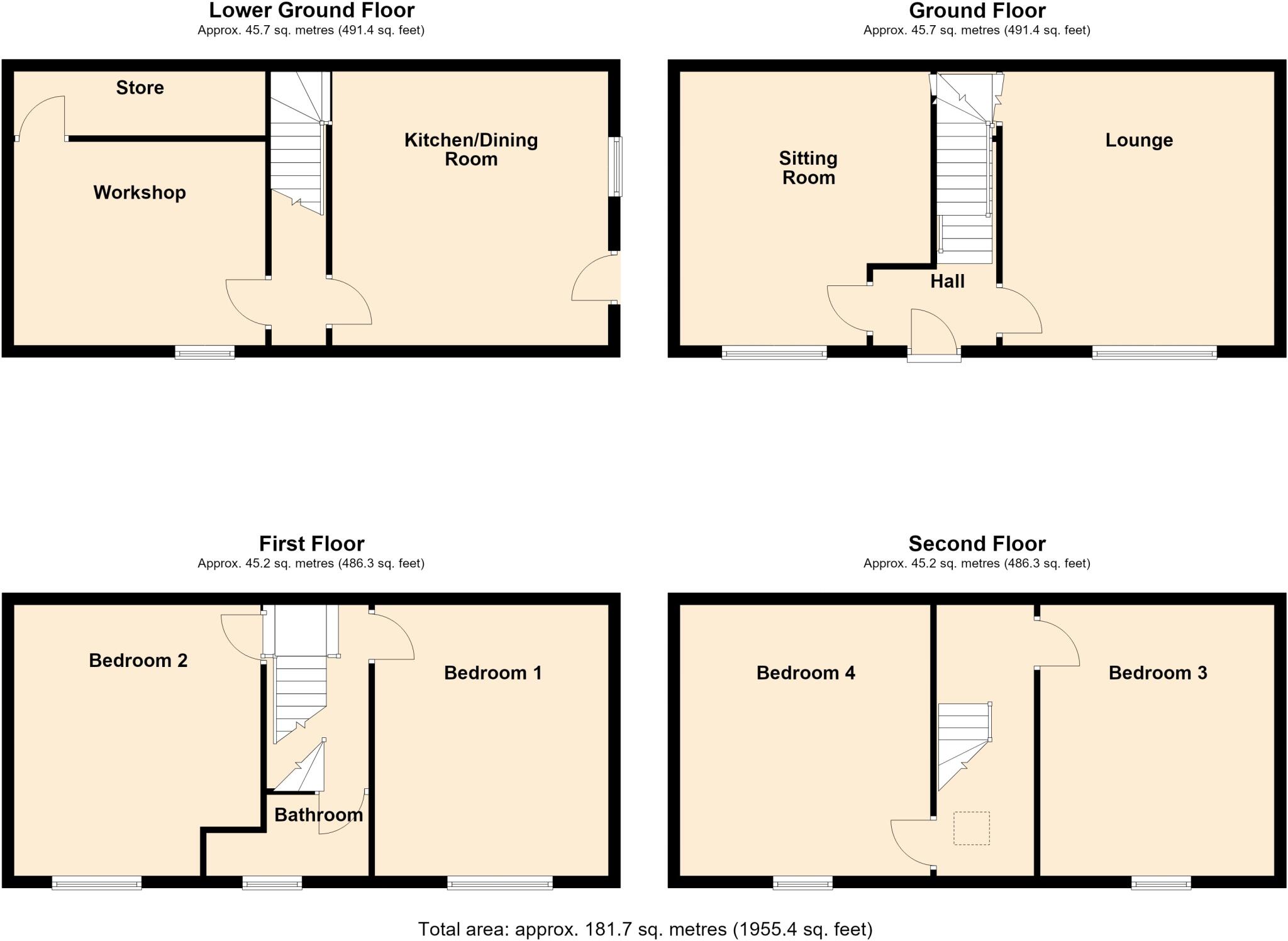 Finsbury Drive, Bradford floorplan