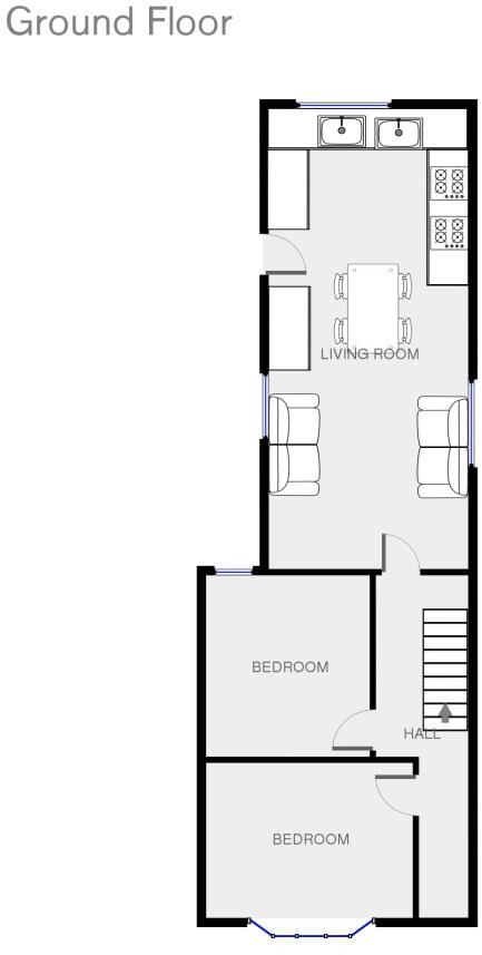 Ruthin Gardens, Cathays floorplan